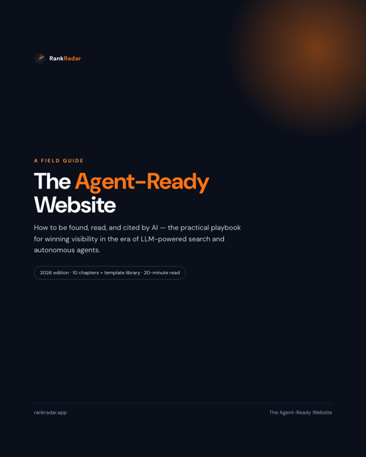 The Agent-Ready Website — 14-page PDF guide